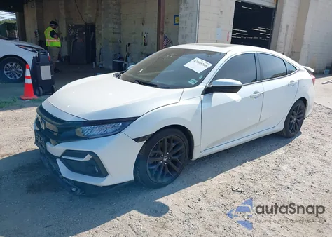 2020 Honda Civic Si Sedan из США, поврежденный, VIN 2HGFC1E52LH702723